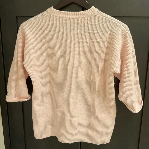 ✨ 💕 Diesel Soft Pastel Pink Italian Yarn Wool Blend Knit Sweater Women’s S EUC - Picture 2 of 10